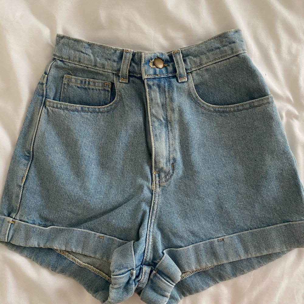 American Apparel Denim Shorts